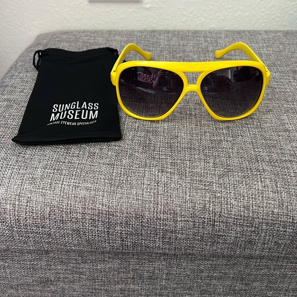 NEW Yellow Aviator Sunglasses from Free People - Picture 5 of 6